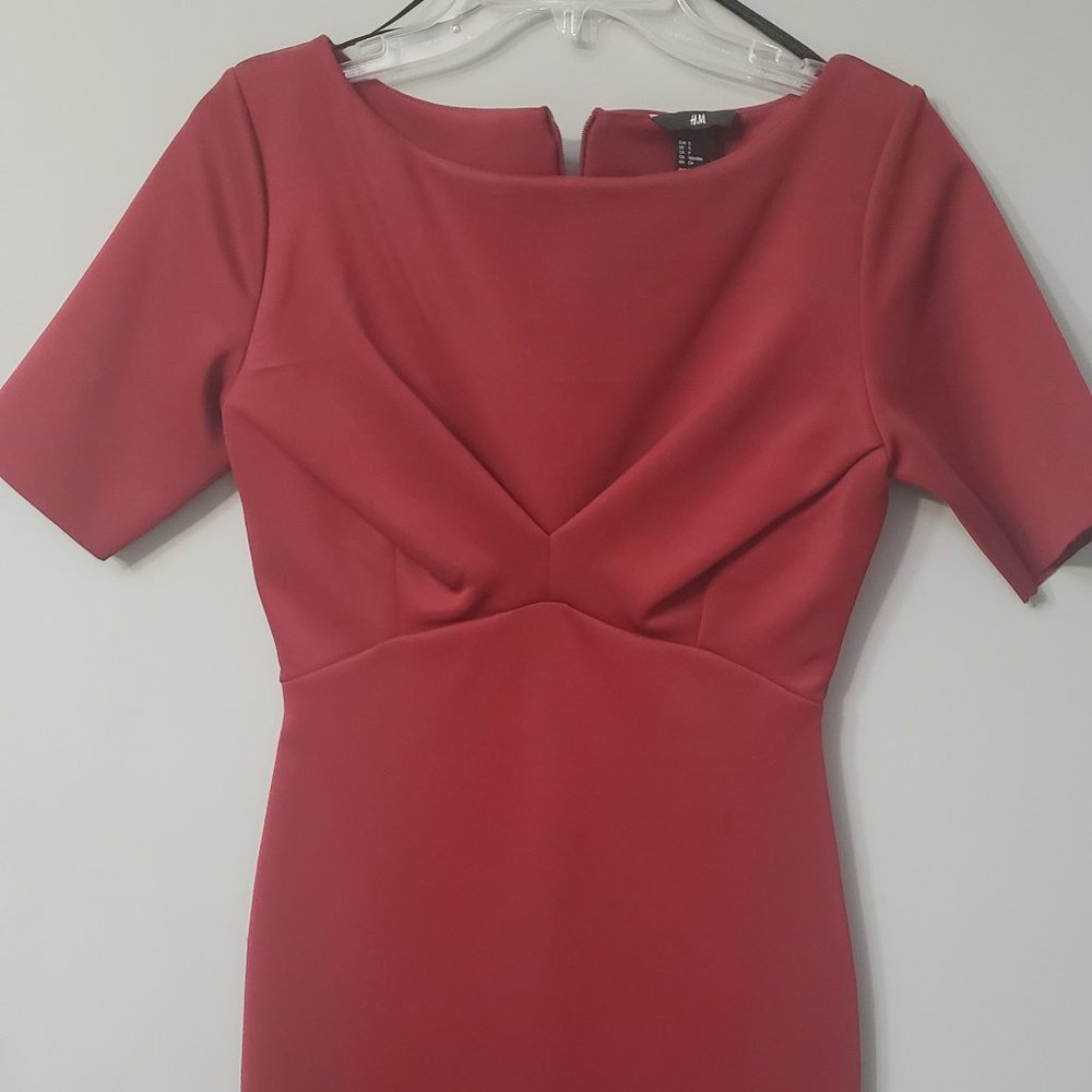 H&M Divided Red Dress Size Small Pre-Owned